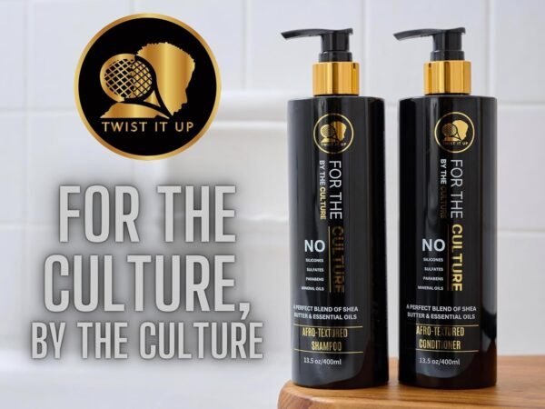 Twist It Up New Gold Standard Shampoo & Conditioner Set, Over 20 Natural Ingredients, Sulfate & Paraben-Free, Silicone-Free, Moisturizing, Hydrating, for Afro-Textured Hair - Image 10