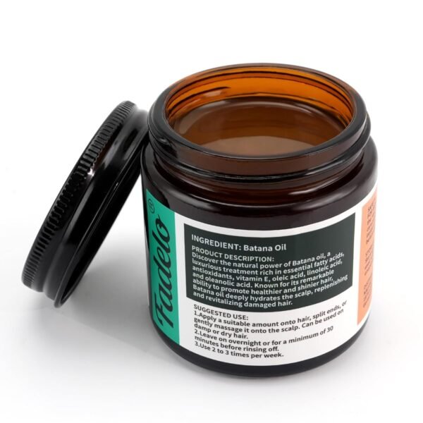 Batana Oil for Hair Growth, Batana Oil Organic 100%, Hair Growth Oil for Frizz, Split Ends, Texture & Shine (4.06 Fl oz, Original) - Image 3