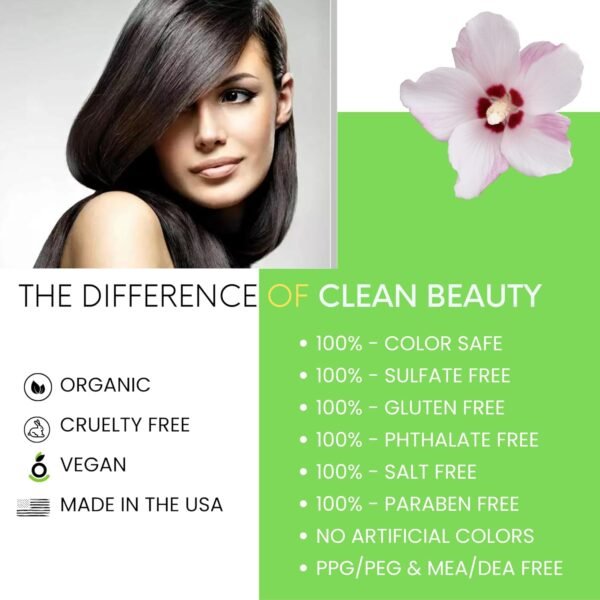 DermOrganic Argan Oil Daily Hydrating Hair Care-Sulfate Free & Color Safe-SHAMPOO 16.9 oz - Image 6