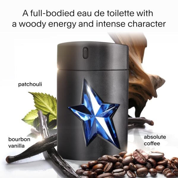 Mugler A*Men - Eau de Toilette Refill - Mens Cologne - Woody & Ambery - With Patchouli & Coffee Extract - Long Lasting Fragrance - Image 3