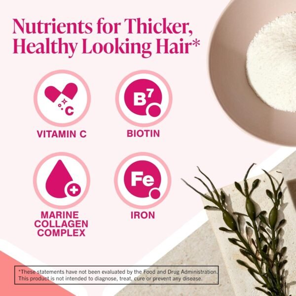 Viviscal Hair Growth Supplements for Women, Clinically Proven Hair Growth Product with Proprietary Collagen Complex, Results of Thicker, Fuller Hair Nourish Hair Loss, 180 Tablets - 3 Month Supply - Image 5
