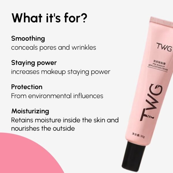 Pore Minimizing Face Primer, Long-Lasting BB Cream, Makeup Primer & Moisturizing Face Cream for Smooth, Flawless Skin - Image 7