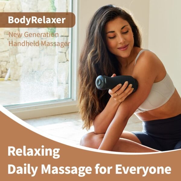 Massage Gun Deep Tissue for Women, Vibration Therapy for Muscle Recovery Pain Relief Cellulite Massager for Leg Thigh Abdomen Neck Shoulder Lymphatic Drainage Massager Body Sculpting Machine - Image 3