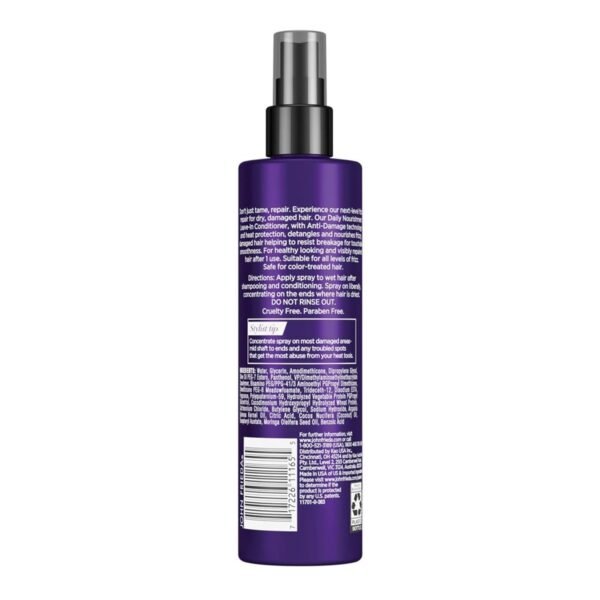 John Frieda Frizz Ease Daily Nourishment Leave-In Conditioner, Detangles Frizzy, Damaged Hair, Reduces Breakage, Protects Against Heat, with Vitamins A, C, E & Green Tea Extract, 8 Oz, Pack of 2 - Image 7