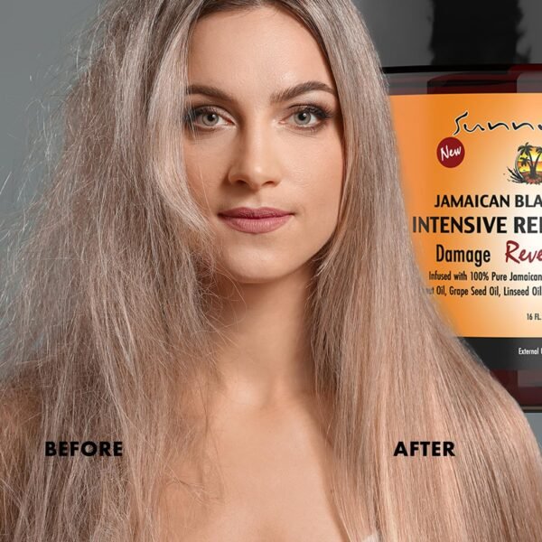 Sunny Isle Jamaican Castor Oil Intensive Repair Masque, Black, Coconut, 16 Fl Oz - Image 3