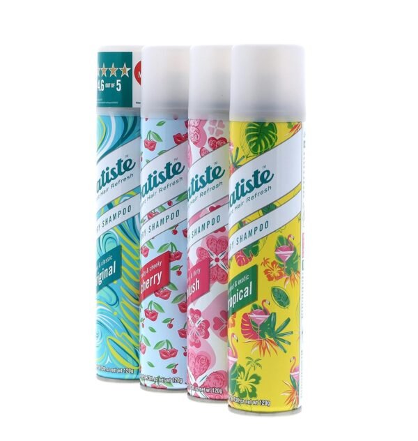 Batiste Dry Shampoo Original, Cherry, Blush, Tropical (4 pack) 6.73 oz - Image 3