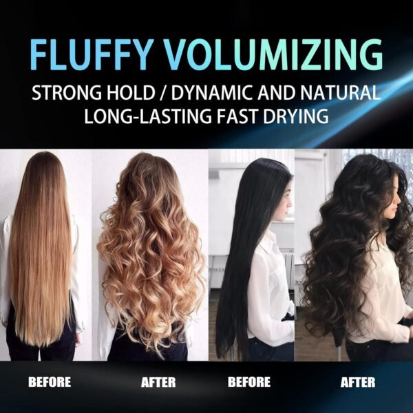 100ml Fluffy Volumizing Hair Spray, Extra-Volume Magic Spray, Instant Volumizing with Non-Greasy & Non-Sticky, Long-lasting Bright, Suitable For All Hairstyles - Image 5