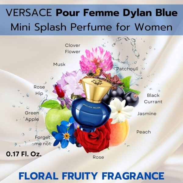 Versace Gifts & Sets Womens Mini Set (Crystal Noir/Bright Crystal/Eros Pour Femme EDT, Pour Femme Dylan Blue EDP) - Image 7