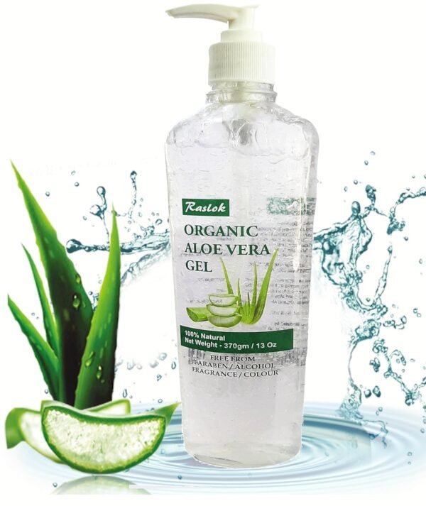 Aloe Vera Gel | Pure & Natural Aloe Gel | For Moisturizing Face Skin & Hair Care | Durable Moisturizing Hydrating Soothing Non-Sticky - 13 oz - 370gm (Natural) - Image 3