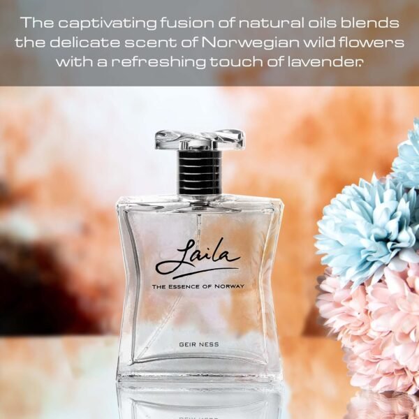 Geir Ness Laila Eau de Parfum Spray - Long Lasting Fresh, Airy and Clean Fragrance for Women - 3.4 oz / 100 ml - Image 8