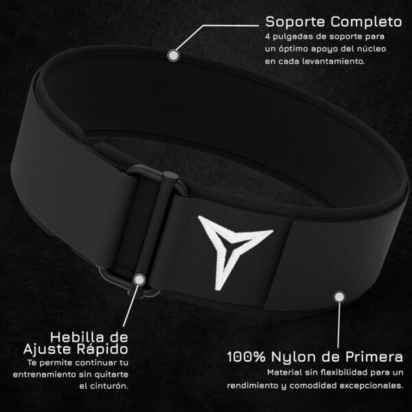 Breaking Limits Weight Belt for Men – Cinturones para Hombre Gym– Lifting Belts - Weight Lifting Belt Women – Self Lock Weightlifting Gym Belt for Bodybuilding, Powerlifting, Deadlifts, Cross Training - Image 4