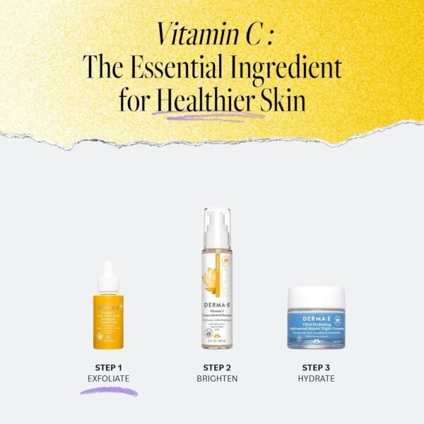 Derma E Vitamin C Renewing Moisturizer – Brightening and Hydrating Facial Skin Renewing Cream – Anti-Aging Facial Moisturizer and Day Cream, 2 oz - Image 7