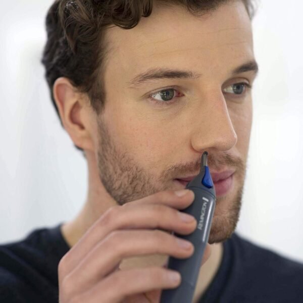 Remington NE3200 Nose and Ear Hair Trimmer with Wash Out System, Black - Image 4