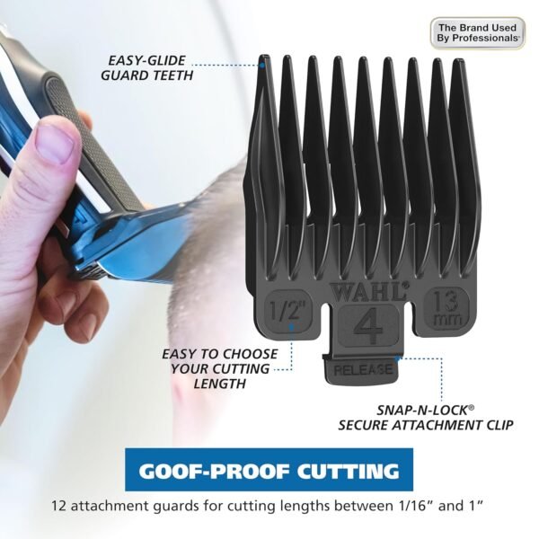 Wahl Clipper Self-Haircut Pro Lithium Ion Cordless Hair Clippers, Easy to Use Self Haircutting Kit Designed for DIY Haircuts – Model 3026122 - Image 10