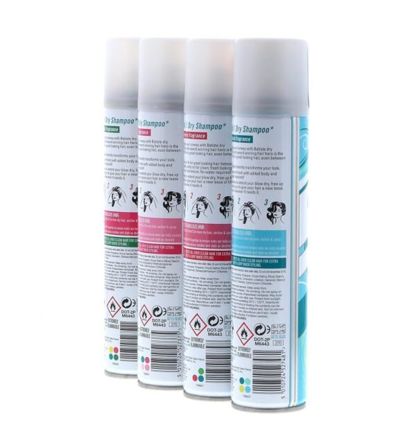 Batiste Dry Shampoo Original, Cherry, Blush, Tropical (4 pack) 6.73 oz - Image 7