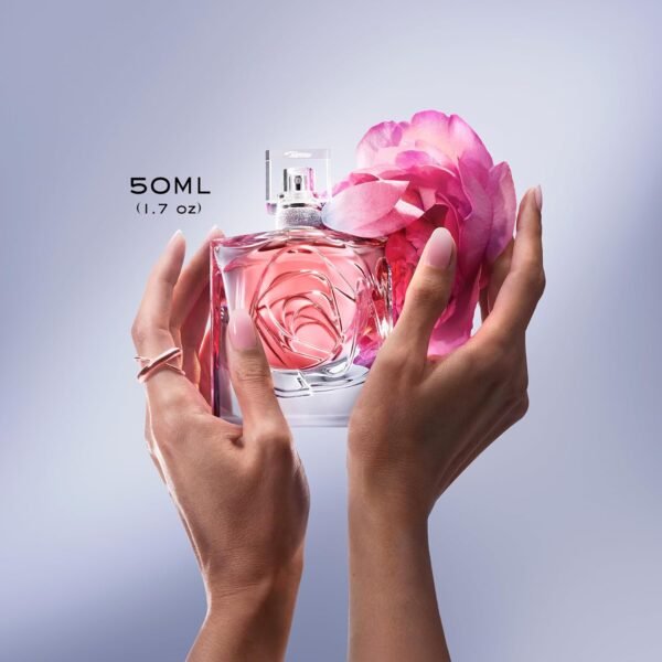 Lancôme La Vie Est Belle Rose Extraordinaire Eau de Parfum - Amazon Exclusive - Long Lasting Fragrance with Rose, Iris & Woody Musk - Women's Perfume – Travel Size 0.34 Fl. Oz. - Image 6