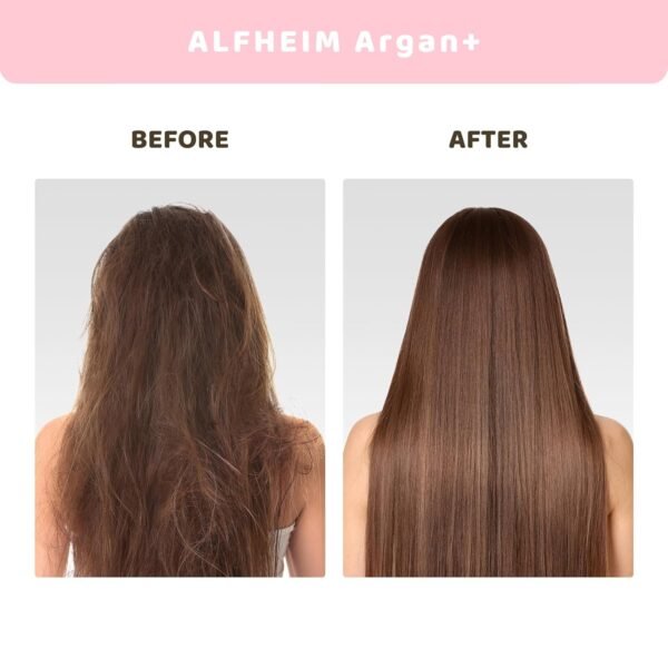Argan REPAIRING Shampoo Conditioner Set for dry damaged hair is infused with Hydrolyzed Keratin, repair strands and prevent future damage.'Keratin, Oat Protein, Niacinamide, Argan Oil,Vitamin B5 - Image 4