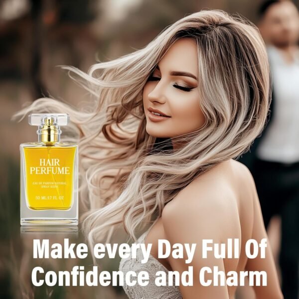 Hair Perfume, Hair Essential Oil Perfume for Women, Pheromone Fragrance for Dry Damaged Hair, Hair Mist with Anti Frizz Nourishing, Premium and Long-lasting Scent - Image 4