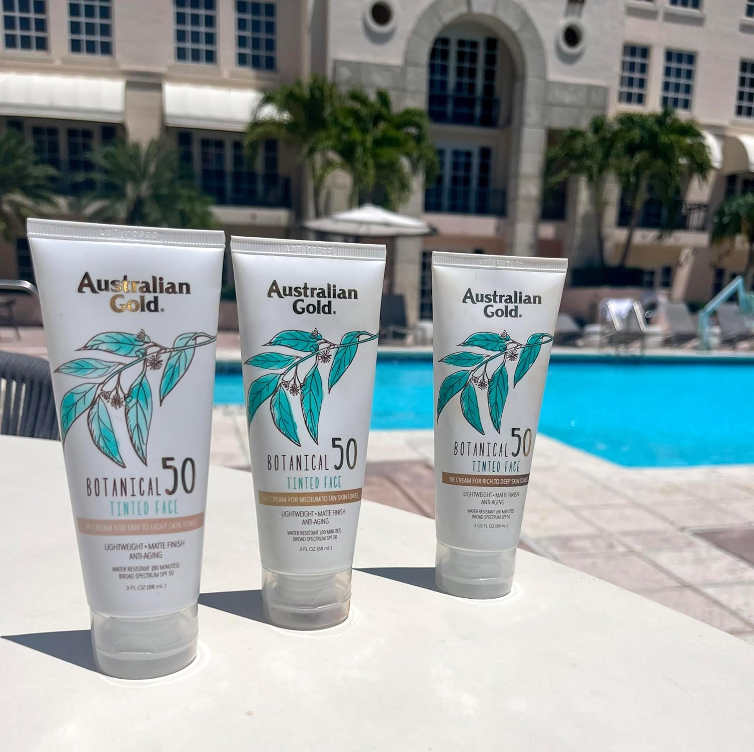 Australian Gold Botanical SPF 50 Tinted Mineral Sunscreen for Face, Non-Chemical BB Cream, Water-Resistant, Matte Finish, For Sensitive Facial Skin, Medium to Tan Skin Tones, 3 FL Oz - Image 10