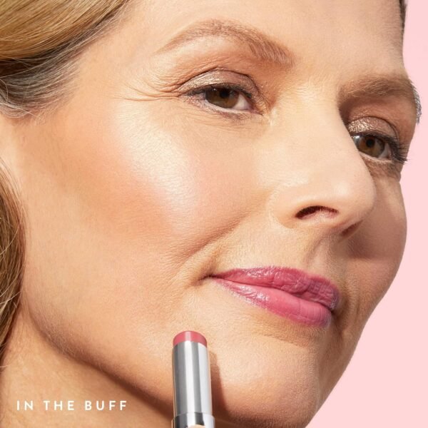LAURA GELLER NEW YORK Jelly Balm Moisturizing Tinted Lip Balm - In the Buff - Hydrating Vitamin E - Semi-Shine Finish - Image 5