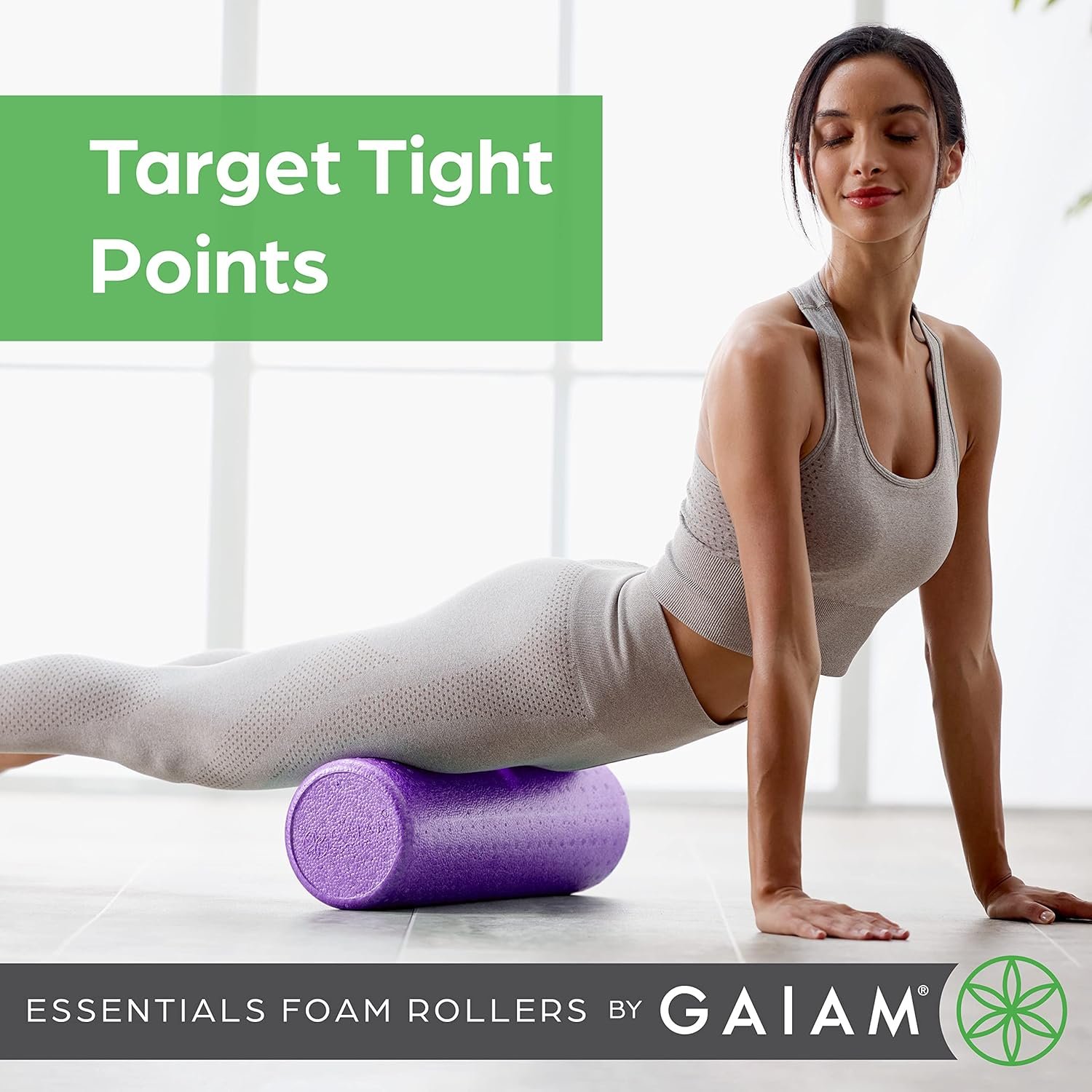 Gaiam Essentials Foam Roller, High Density Firm Deep Tissue Muscle Massager for Back Pain & Sore Muscles - Image 5