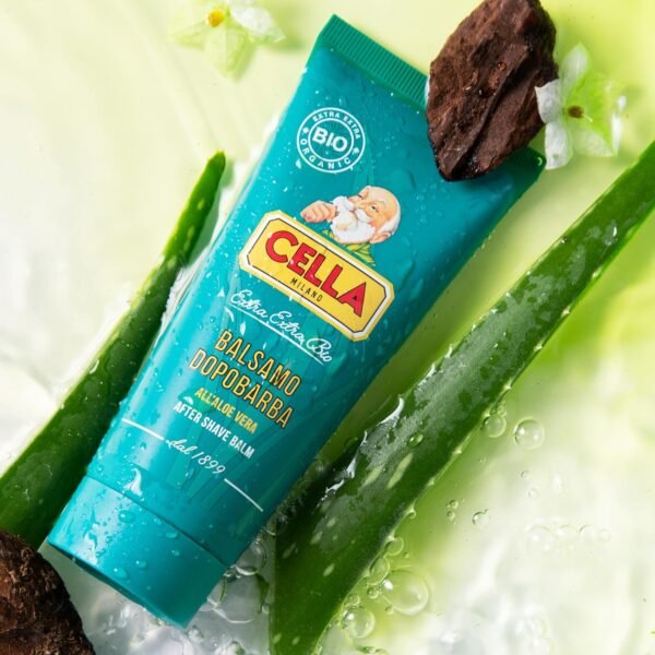 CELLA MILANO, Organic Aftershave Balm with Aloe Vera, Soothes & Moisturizes, 100 ml, Made in Italy - Image 3