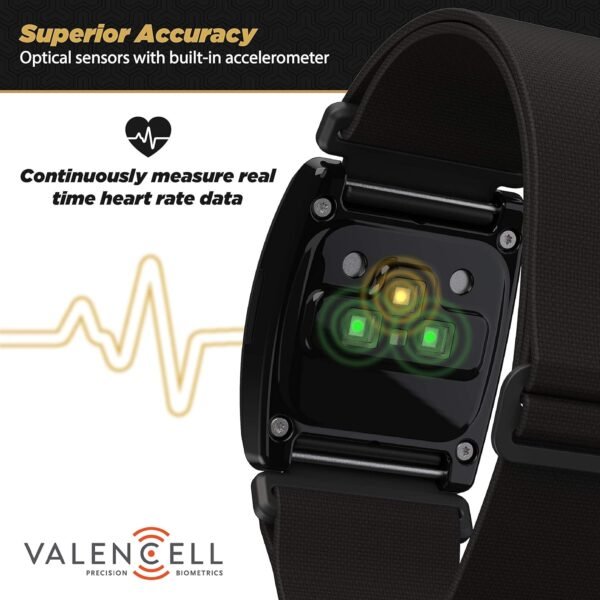 Scosche Rhythm R+2.0: Waterproof/Dustproof Armband with ANT+ & BLE Bluetooth Smart for Hyper Accurate Workout Heart Rate Monitoring with Wahoo, Peloton, LED Monitor, DDP Yoga, Strava - Image 3