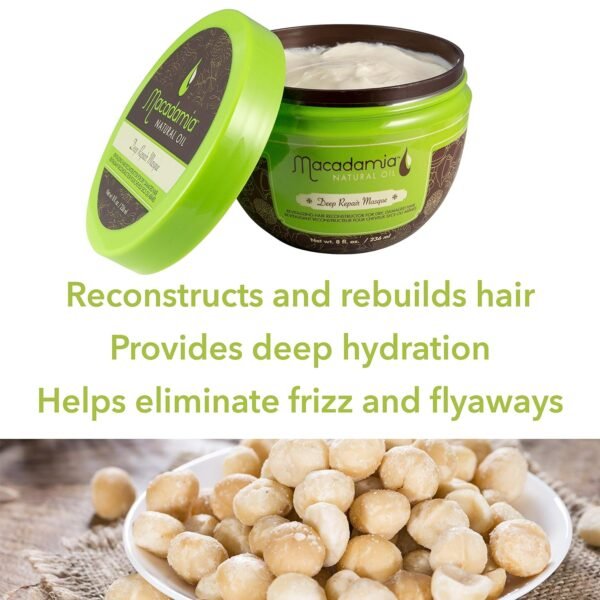 Macadamia Natural Deep Repair Hair Masque, 8 OZ - Image 5
