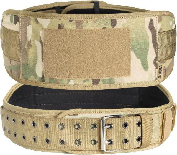 VISMIX Nylon Weight Lifting Belt for Back Support, Gym Belt for Training, Strength Training, Powerlifting, Squat & Deadlift-Adjustable Weightlifting Belt - Image 2