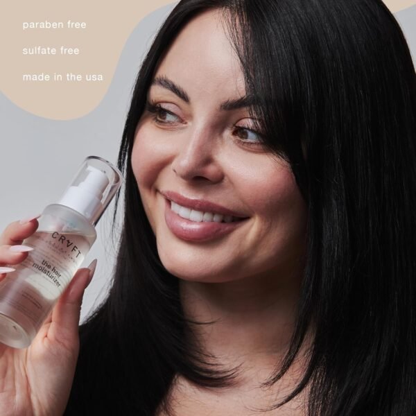 CRVFT Daily Leave-in Conditioner for Women [OIL] | Hair Serum/Moisturizer | For Dry and Damaged Hair | Anti Frizz Argan Oil Serum Scented [3.38oz] - Image 7