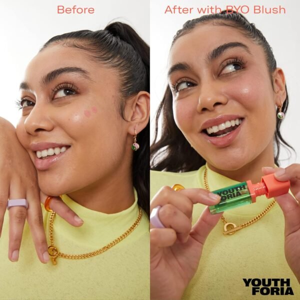 Youthforia BYO Blush, Color Changing Blush Oil, Reacts To Skin’s Natural pH For Your Instant Perfect Shade, Blendable Formula, Vegan & Cruelty-Free - Image 7