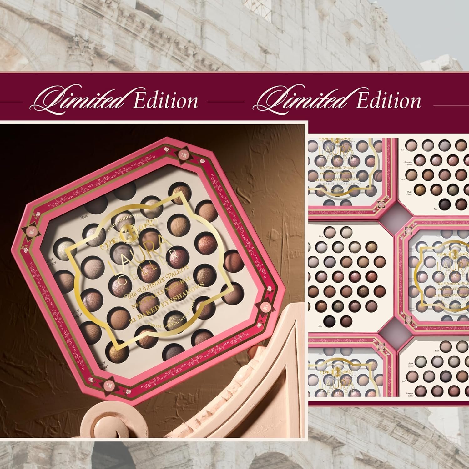 LAURA GELLER NEW YORK The Ultimate Palette Baked Eyeshadow (03 Neutrally Natural) - Image 6