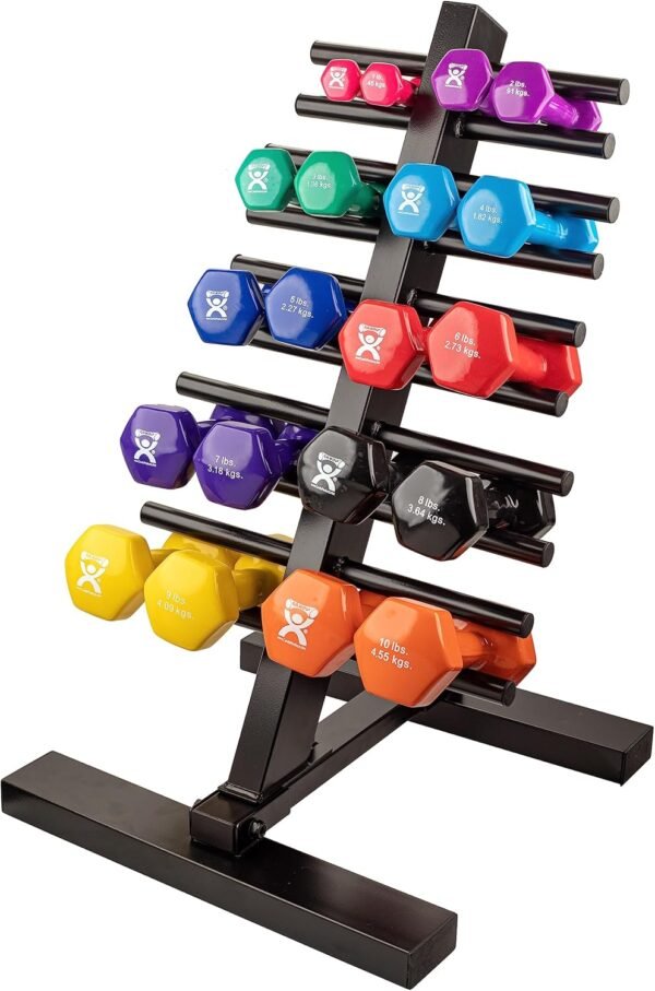 CanDo Vinyl Coated Dumbbells - Image 2