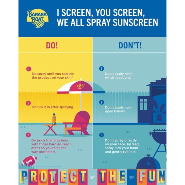 Banana Boat Sport Ultra SPF 50 Sunscreen Spray Twin Pack | Banana Boat Sunscreen Spray SPF 50, Spray On Sunscreen, Water Resistant Sunscreen, Oxybenzone Free Sunscreen Pack, 6oz each - Image 10