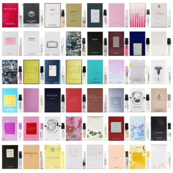 Designer Fragrance Sampler Set-Designer Perfume Sampler Luxury High End Perfume Vial Sample Most Popular Mini Perfume Sample Discovery Set (12 Random Samples) - Image 2