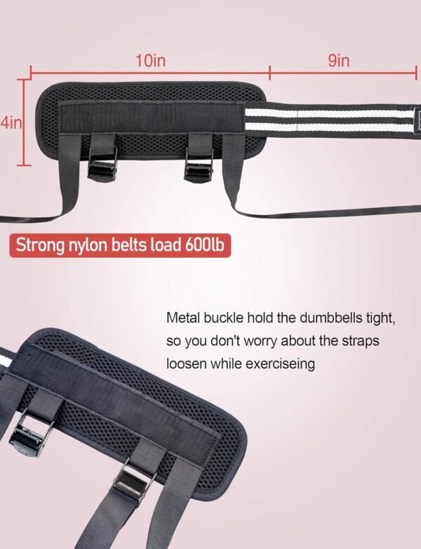 Adjustable Adjustable Feet Dumbbell Attachment,Feet Weight Lifting-Foot Weights for Exercise, Leg Extensions,Tibialis Trainer,Leg Lift Exercise Equipment - Image 3