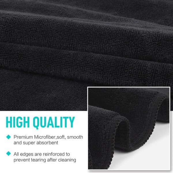 SINLAND Microfiber Gym Towels Sports Fitness Workout Sweat Towel Super Soft and Absorbent 3 Pack 16 Inch X 32 Inch - Image 4