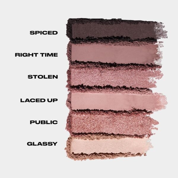 URBAN DECAY Naked 3 Mini Eyeshadow Palette, Soft Pink Neutral Eye Makeup, Matte & Shimmer Finish, 6 Rosy Nude Eye Shadows, Natural Everyday to Smokey Eye, Travel Friendly Size, Vegan, Cruelty-free - Image 3