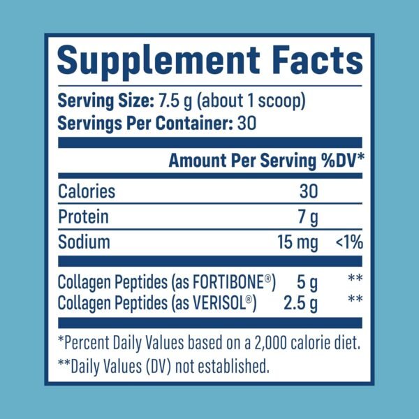 NativePath Bone Health Collagen Peptides, Type 1 & 3, with Fortibone and Verisol, 7.9 Ounce, 30 Servings - Image 3