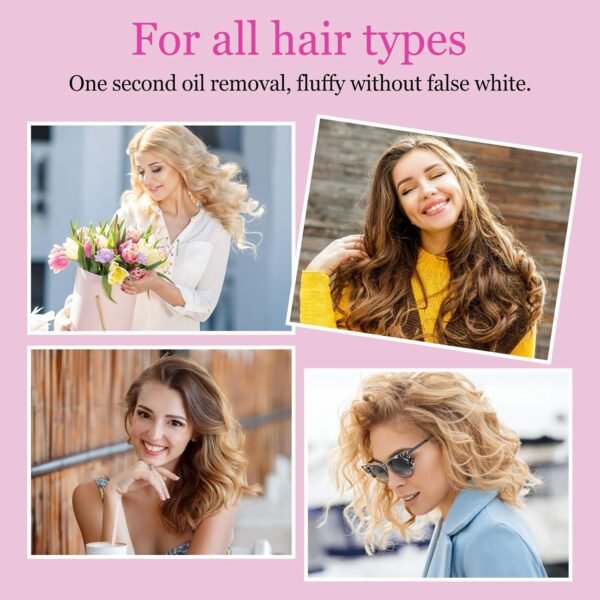 Dry Shampoo Powder, Volumizing, Mattifying Root Fuller, Refreshing, Travel Size Dry Shampoo, Hair Powder for Women and Men, No White Cast, Non Aerosol, Hair Care, Suitable for All Hair Colors - Image 7