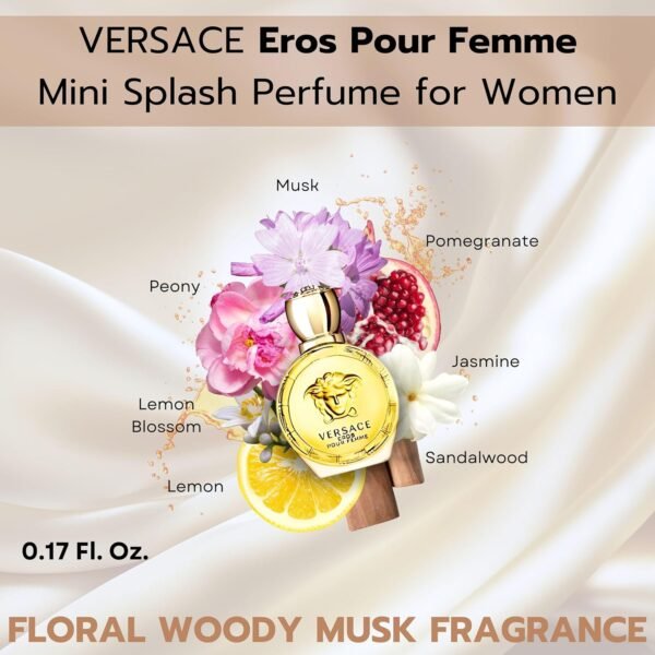 Versace Gifts & Sets Womens Mini Set (Crystal Noir/Bright Crystal/Eros Pour Femme EDT, Pour Femme Dylan Blue EDP) - Image 6