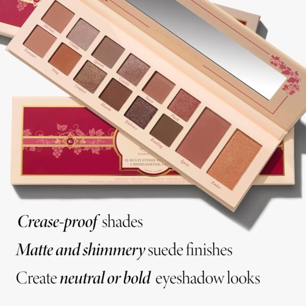 LAURA GELLER NEW YORK Laura's Essentials 12 Multi-Finish Eyeshadows, Blush, Highlighter Palette - Toasty Treasures - Image 3