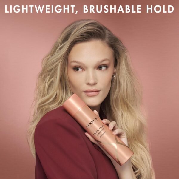 Nexxus Flexible Hold Hairspray Comb Thru for a Lightweight, Brushable Hold, with StyleProtect Technology 10 oz - Image 12
