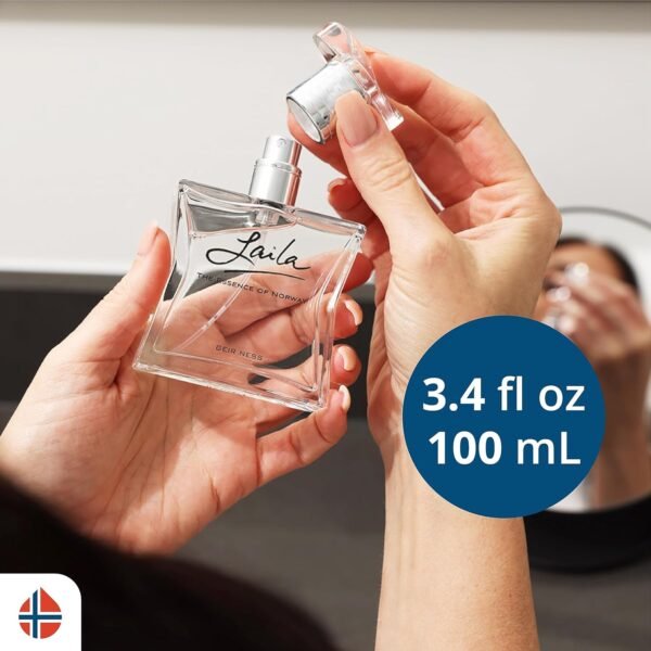 Geir Ness Laila Eau de Parfum Spray - Long Lasting Fresh, Airy and Clean Fragrance for Women - 3.4 oz / 100 ml - Image 4