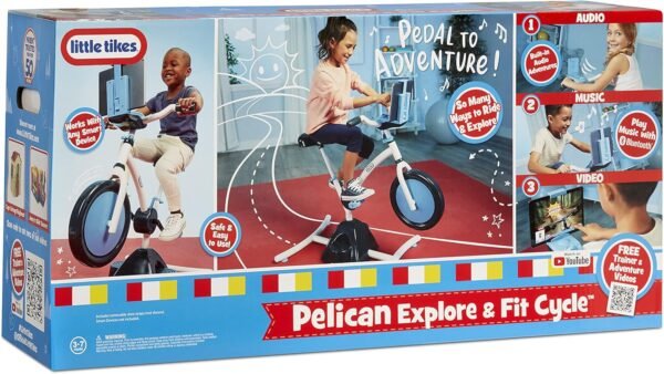 Little Tikes Explore & Fit Cycle Heavy Duty Battery Powered stationary bicycle - Image 10