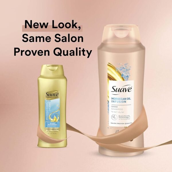 Suave Professionals Shine Shampoo Moroccan Infusion 28 Oz(Pack of 4) - Image 4