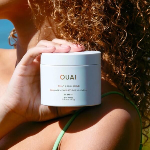 OUAI Scalp & Body Scrub, St. Barts - Exfoliating Body Scrub with Sugar & Coconut Oil Blend for Smooth, Moisturized Skin - Gentle Scalp Scrub for Removing Product Build Up (8.8 Oz) - Image 6