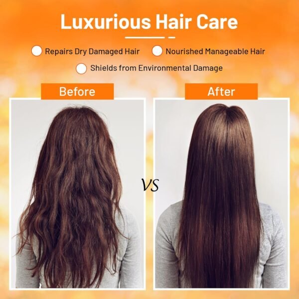 Herbishh Argan Oil Shampoo & Conditioner, Deep Cleansing & Promotes Hair Growth, Repairs Dry, Damaged Hair, UV Protection, With Shea Butter, Jojoba, Coconut oil for Frizzy Colored Hair 16.9fl.oz Each - Image 5
