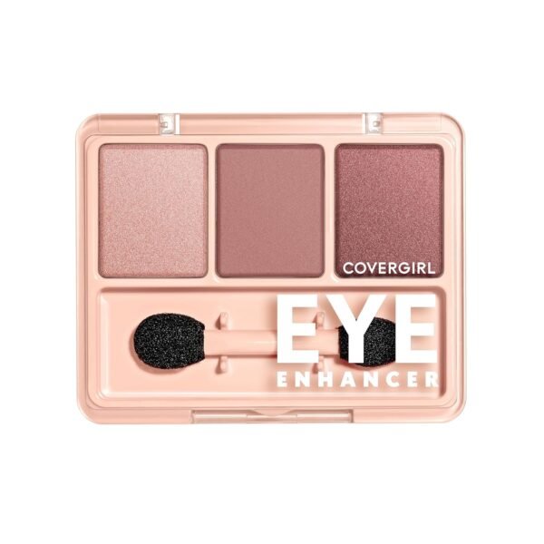 COVERGIRL Eye Enhancer, Sweet Plum, Eyeshadow Trio, Easy to Wear, Clean & Vegan, Talc-Free, Matte & Shimmer Finishes, Smudge-Proof, 0.14oz - Image 2