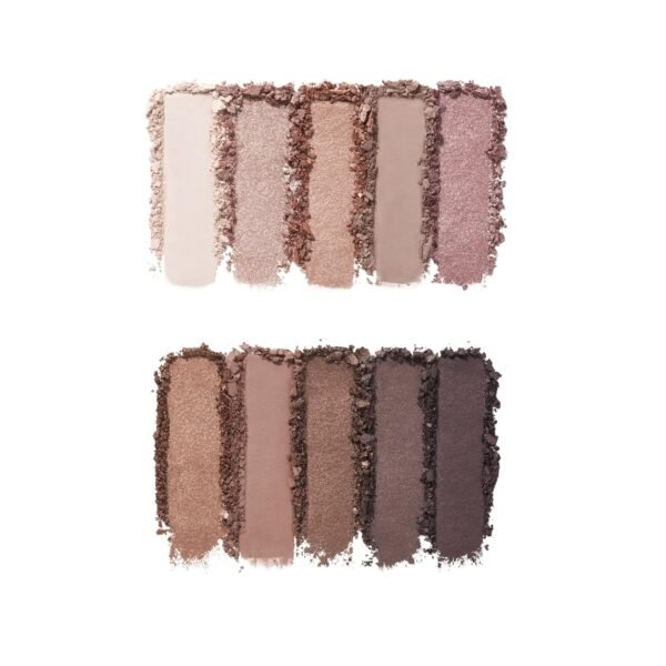 e.l.f. Perfect 10 Eyeshadow Palette, Ten Ultra-pigmented Shimmer & Matte Shades, Vegan & Cruelty-free, Nude Rose Gold (Packaging May Vary) - Image 3